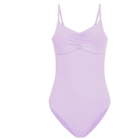 Andie The Symi one piece swimsuit Lavender size S NWT - Picture 1 of 9